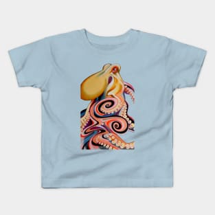 Psychedelic octopus Kids T-Shirt